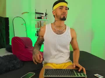 _duriel, 22 years old, Monster Show Cum [957 tokens left] Would you like to discover your pleasures with a Latin and tattooed guy like me? 😈🥰 #new #bigcock #french #Lovense #tattoo, webcam photo